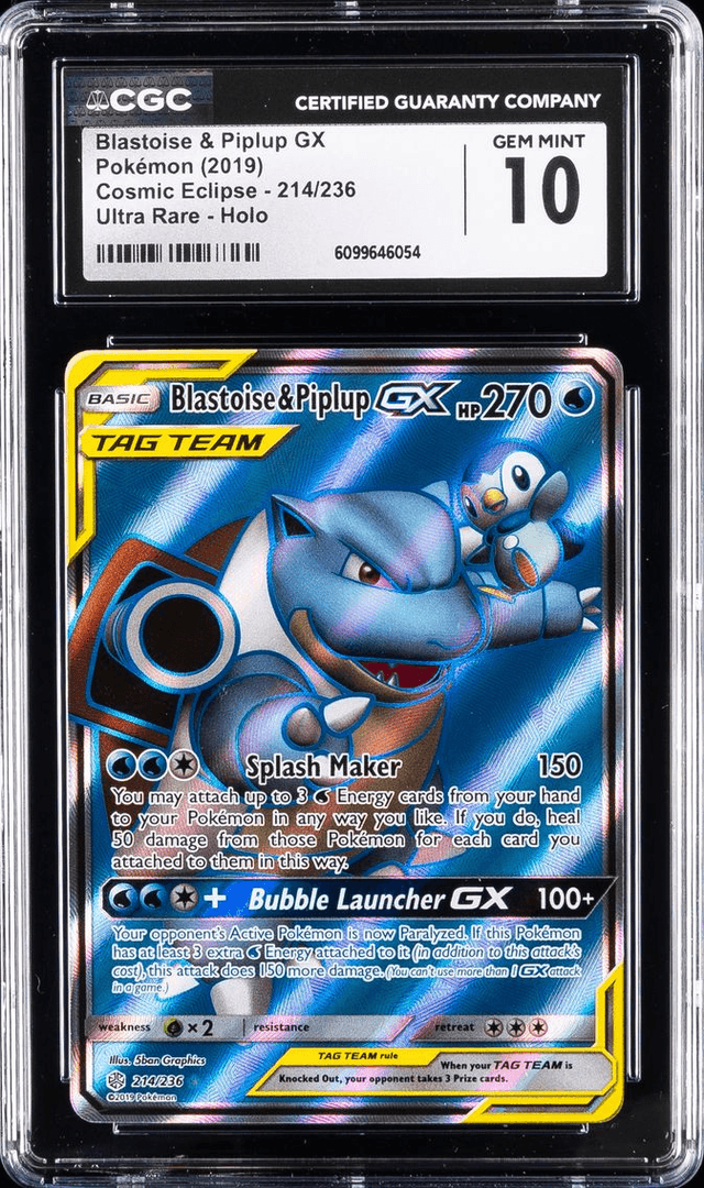 2019 #214 Full Art/Blastoise & P