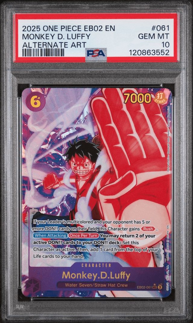2025 #061 Monkey D. Luffy PSA 10