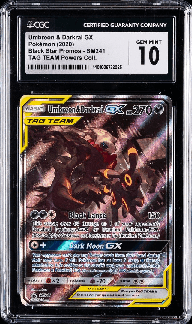 2020 #SM241 Umbreon & Darkrai GX